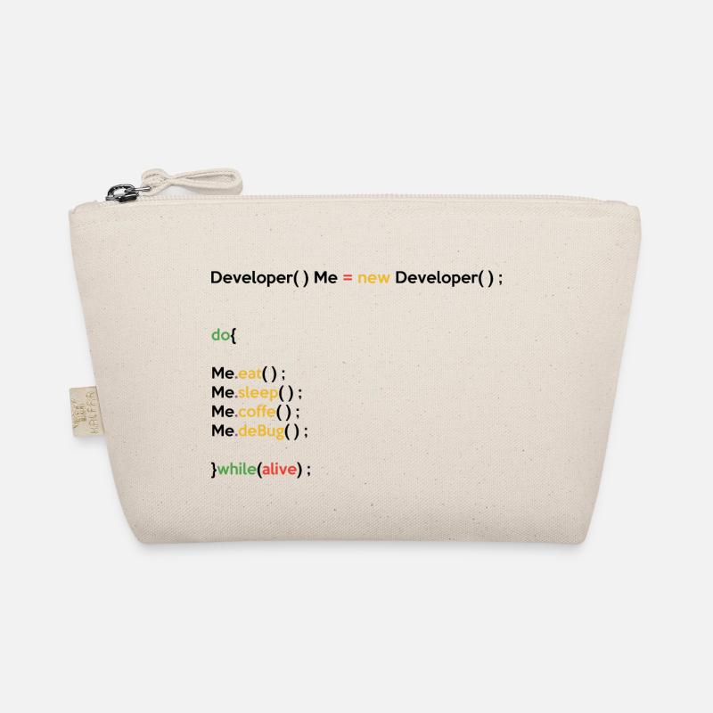 Eat Sleep Code Repeat Coder Programmer Software De Bio-Täschchen