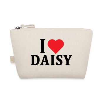 T-shirt J’adore Daisy t-shirt idée cadeau - Trousse biologique - nature - Devant