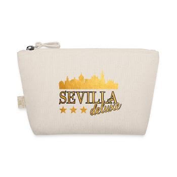 Seville Spain City Skyline Gold Home Love - Organic Pouch - nature - Front