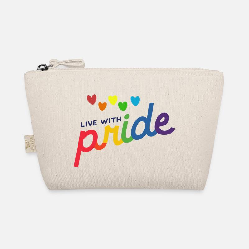 living with Pride - Organic Pouch - nature
