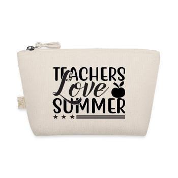 Teachers love Summer - Organic Pouch - nature - Front