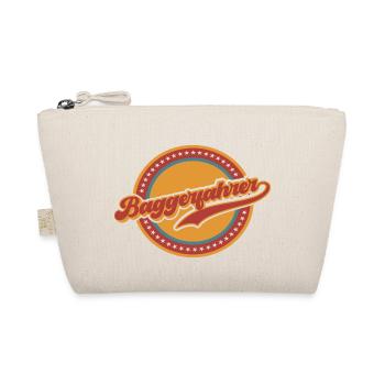 Baggerfahrer Baggerführer Bagger Beruf Vintage - Bio-Täschchen - Natur - Vorne
