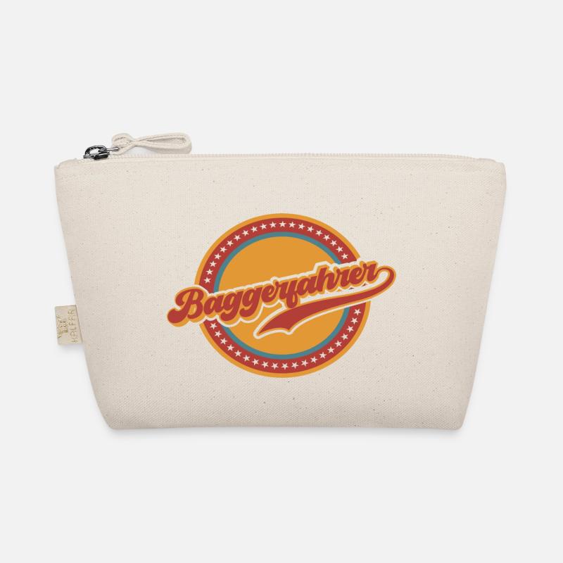 Baggerfahrer Baggerführer Bagger Beruf Vintage Bio-Täschchen