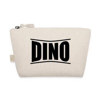 t-shirt Dino t-shirt idée cadeau - Trousse biologique - nature - Devant