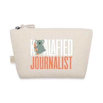 Journalist Journalism Koalafied Journalist - Organic Pouch - nature - Front