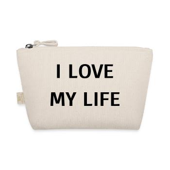 I love my live - Bio-Täschchen - Natur - Vorne
