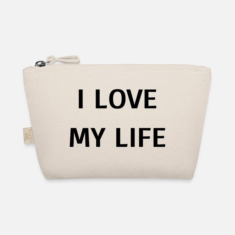 I love my live - Bio-Täschchen - Natur