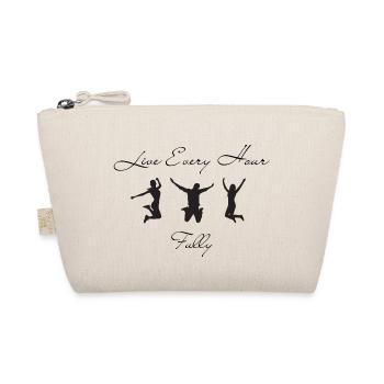 Live Every Hour - Organic Pouch - nature - Front