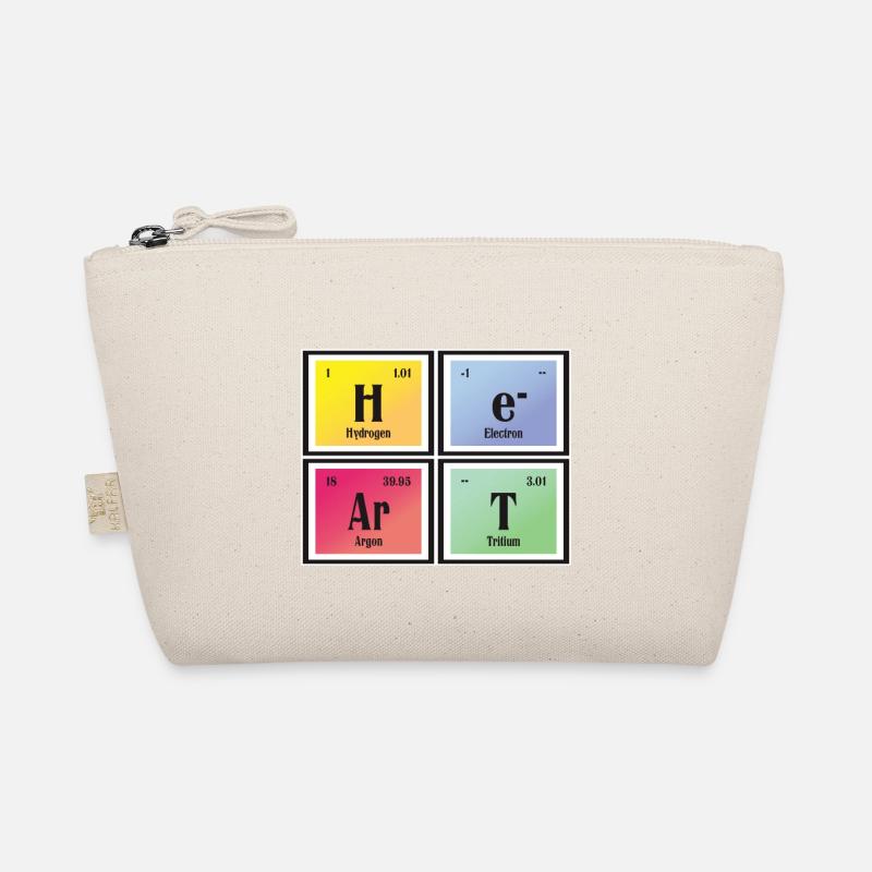 Heart | Periodic Table of Elements Organic Pouch