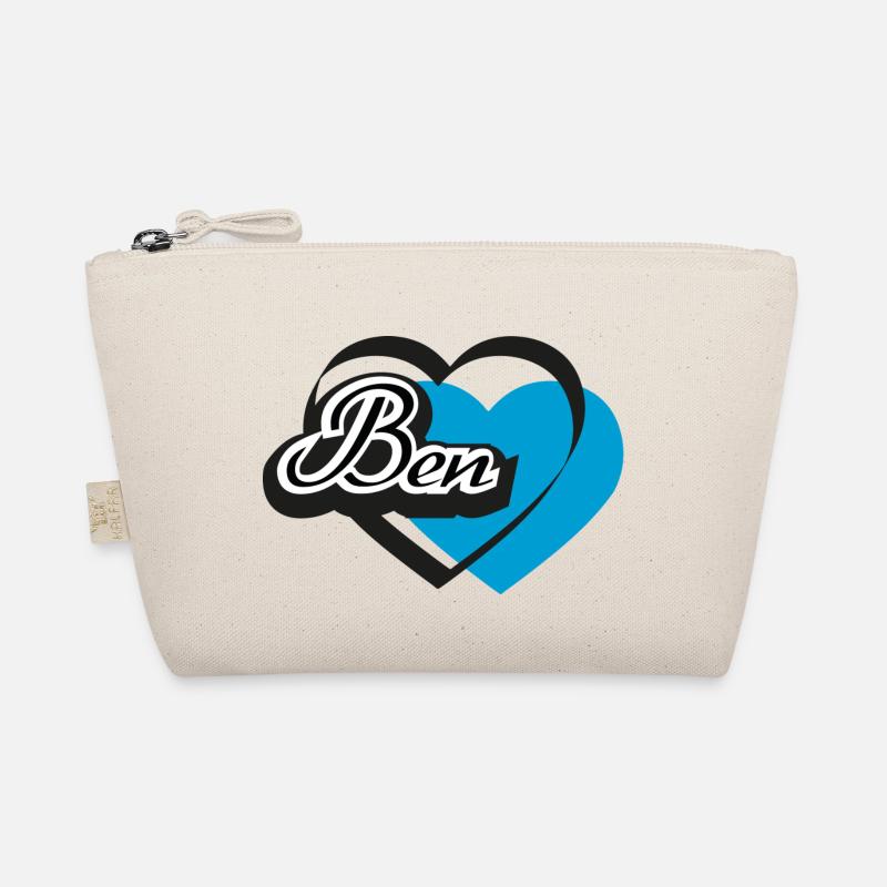 Name Ben Herz Bio-Täschchen