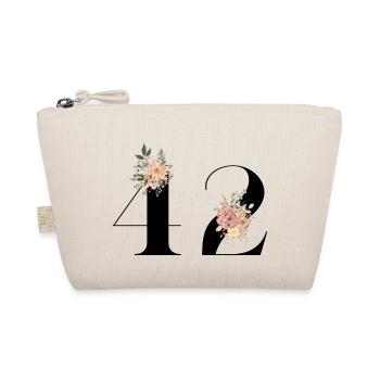 42e anniversaire fleuris (Cadeau de 42 ans) - Trousse biologique - nature - Devant