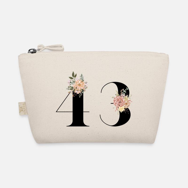 43e anniversaire fleuris (Cadeau de 43 ans) Trousse biologique