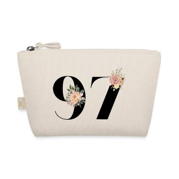 97th Anniversary Flowers (Gift of 97 years) - Organic Pouch - nature - Front