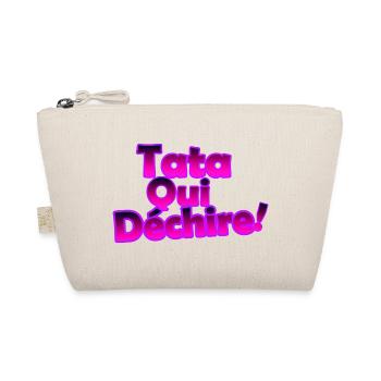 Tata Qui Déchire! Néon Rose 3D - Trousse biologique - nature - Devant