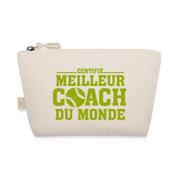 Certifié Meilleur coach de tennis - Trousse biologique - nature - Devant