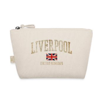 Liverpool UK Vintage Emblem Tee - Bio-Täschchen - Natur - Vorne