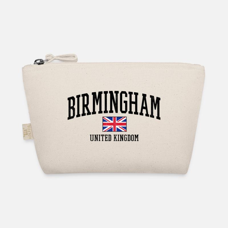 Birmingham design with UK flag Organic Pouch