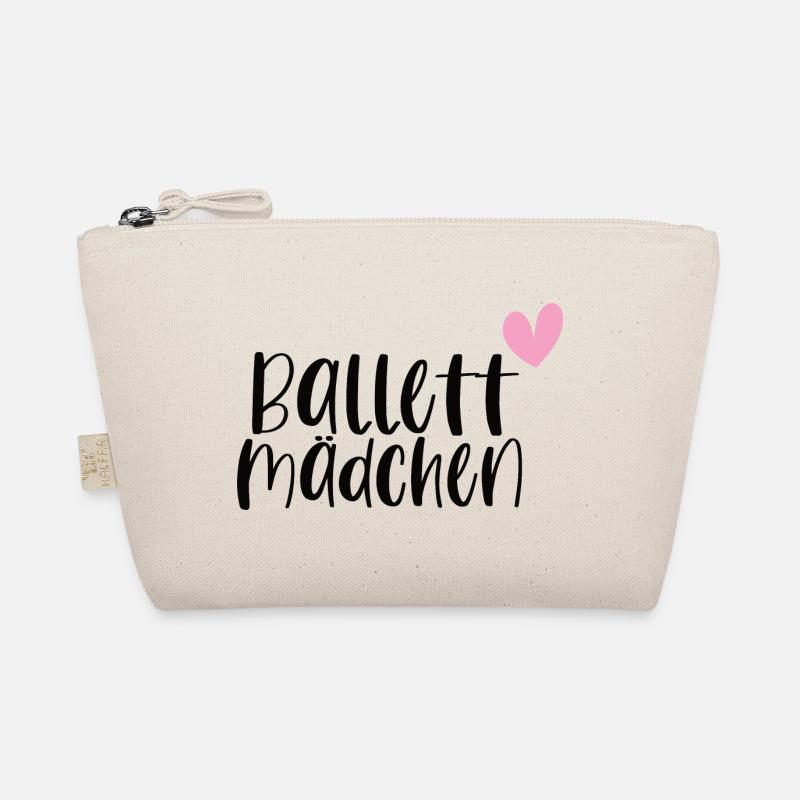 Ballett Mädchen Ballerina Balletttänzerin Geschenk - Bio-Täschchen - Natur