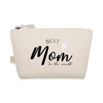 Best mom in the world meilleure maman du monde - Trousse biologique - nature - Devant