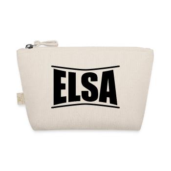 T-Shirt Elsa T-Shirt Geschenkidee - Bio-Täschchen - Natur - Vorne