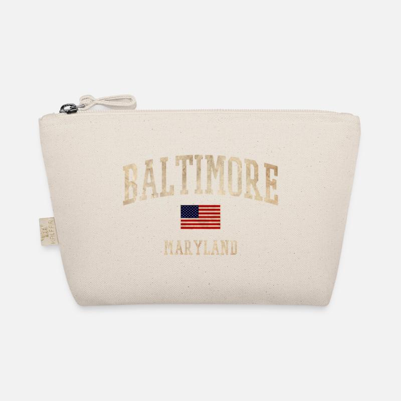 Baltimore Vintage Flag Style Bio-Täschchen