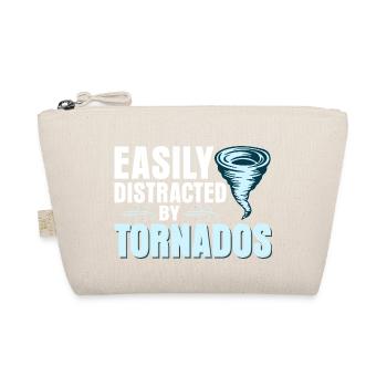 Easily Distracted By Tornados Meteorology Weather - Bio-Täschchen - Natur - Vorne