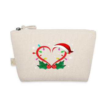 Santa Heart - Bio-Täschchen - Natur - Vorne