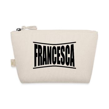 t-shirt Francesca t-shirt gift idea - Organic Pouch - nature - Front