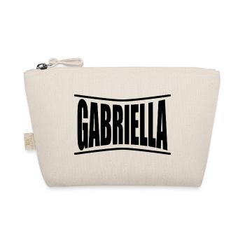 Gabriella t-shirt idée cadeau t-shirt - Trousse biologique - nature - Devant