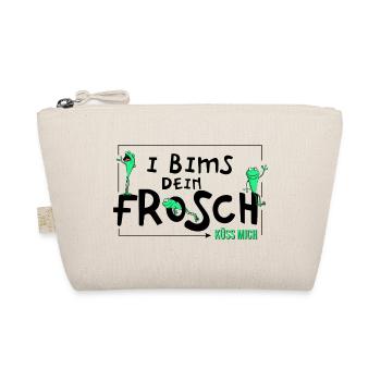 Frosch - I Bims dein Frosch - Kuss - Bio-Täschchen - Natur - Vorne