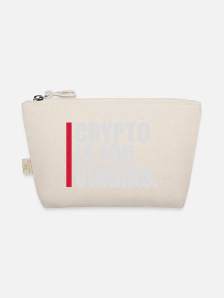 crypto is for virgins - Organic Pouch - nature - Front