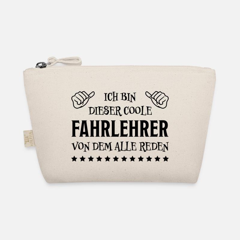 Fahrlehrer Lustige Spruch Fahrschullehrer Geschenk - Bio-Täschchen - Natur