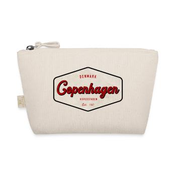 Copenhagen Denmark Est. 1167 Vintage Graphic - Organic Pouch - nature - Front