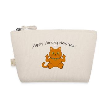 Happy Fucking New Year - Bio-Täschchen - Natur - Vorne