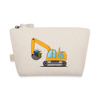 Pelle enfants 6ème anniversaire - Trousse biologique - nature - Devant