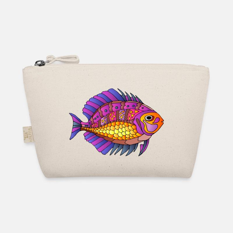 Colorful fish Organic Pouch