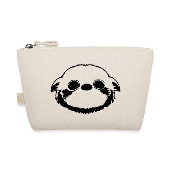 Cute Sloth Kawaii Cartoon Love Animal Vector - Organic Pouch - nature - Front