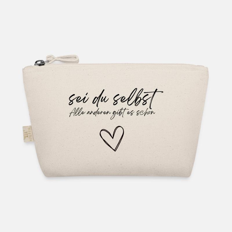 Sei du selbst mit Herz Bio-Täschchen