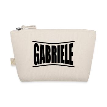 Gabriele T-Shirt Geschenkidee T-Shirt - Bio-Täschchen - Natur - Vorne