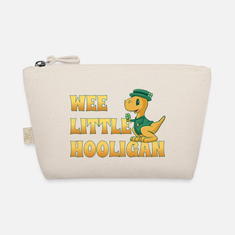 Wee Lil Hooligan liebt Dinosaurier St. Patrick Day Bio-Täschchen
