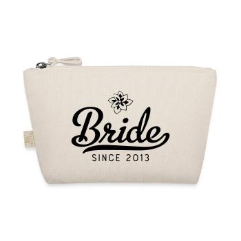 Bride since 2013 - Organic Pouch - nature - Front