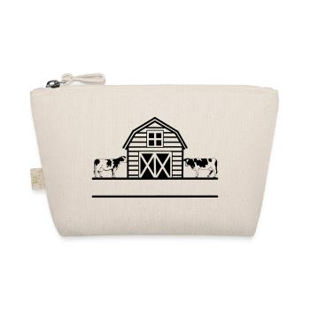 Farm cows monogram - Organic Pouch - nature - Front