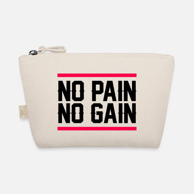no pain no gain Organic Pouch