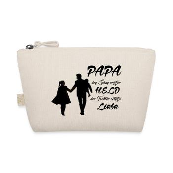 PAPA HÉROS ET PREMIER AMOUR - Trousse biologique - nature - Devant