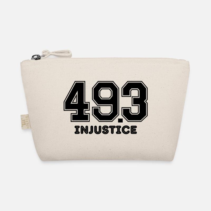 pension reform, Macron, injustice Organic Pouch