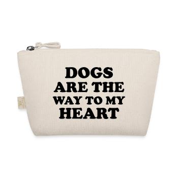 Dog Hund - Organic Pouch - nature - Front