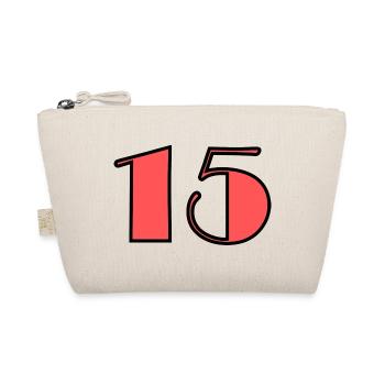 15. 15 ANS. 15e ANNIVERSAIRE. ANNIVERSAIRE 15 ANS. - Trousse biologique - nature - Devant