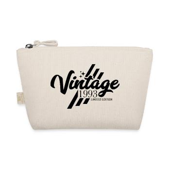 Jahrgang 1993 Geburtstag Vintage Sprüche - Bio-Täschchen - Natur - Vorne