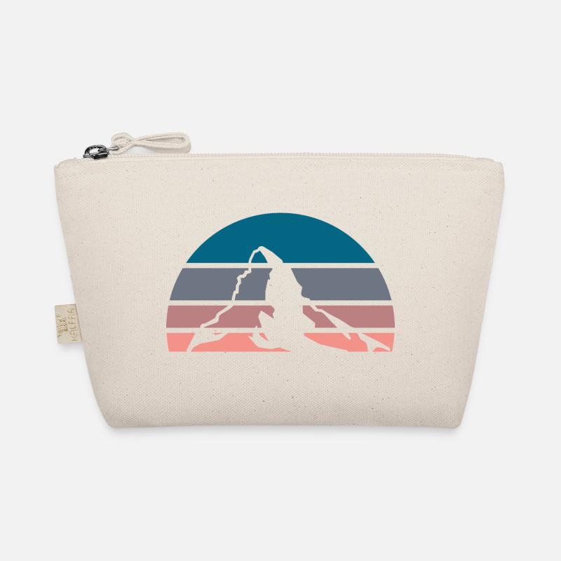 Matterhorn in Farbe Bio-Täschchen