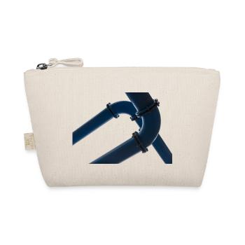 Two water pipes overlap under the sky - Organic Pouch - nature - Front